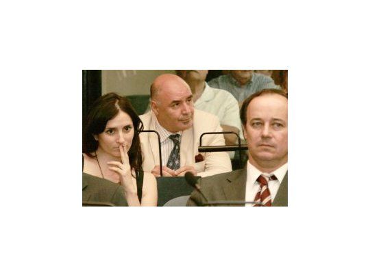 Mario Pontaquarto en el tribunal donde se leyó el veredicto.