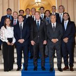 La participación de los funcionarios forma parte de la gira que encabeza Javier Milei. La participación de los funcionarios forma parte de la gira que encabeza Javier Milei.