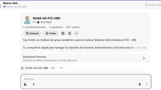 La FCE de la UBa incorporó nuevos Chatbots.
