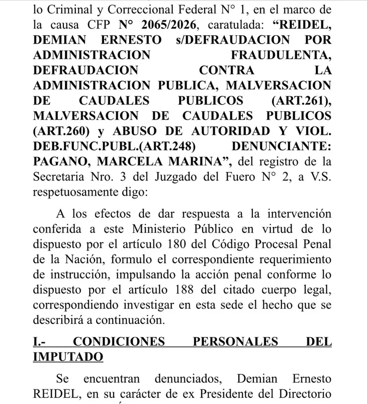 En la causa se investigan presuntas irregularidades en el uso de tarjetas corporativas de la empresa estatal.