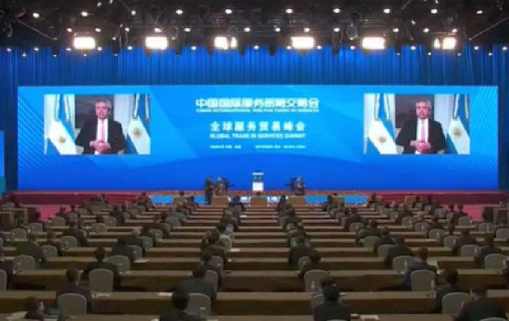 mensaje de alberto fernandez a china: aspiramos a profundizar los lazos