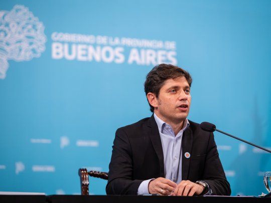 El gobernador de la provincia de Buenos Aires, Axel Kicillof..