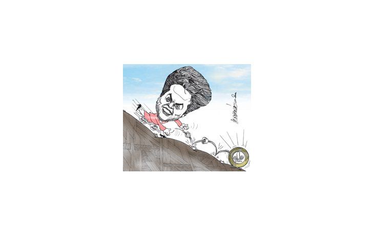 Dilma Rousseff presidenta de Brasil.