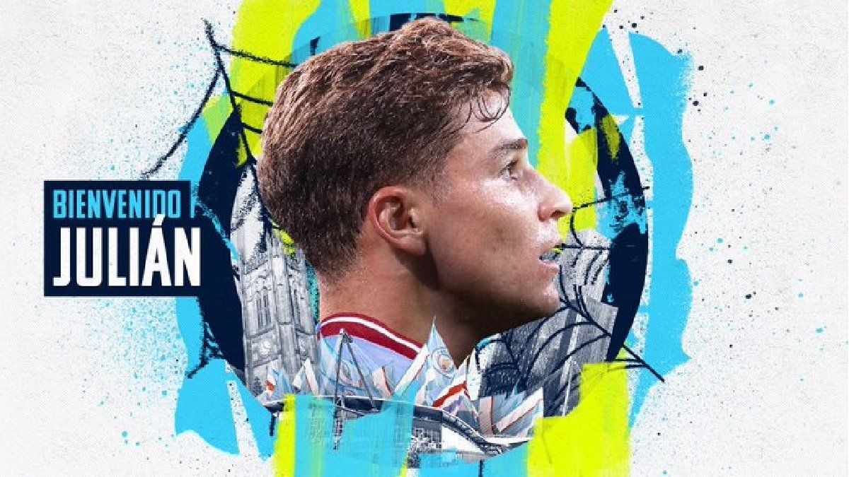 With a special video, Manchester City presented Julián Álvarez on the networks