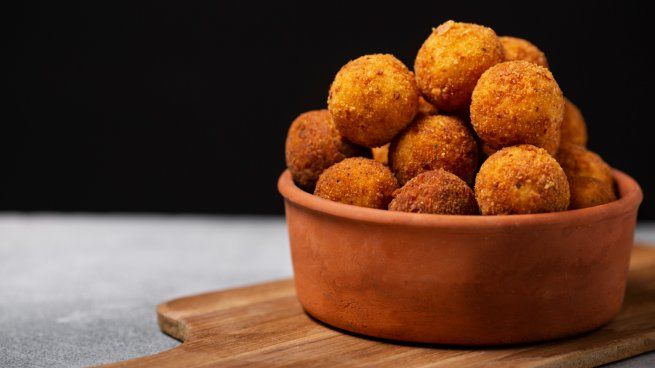 Croquetas de arroz.
