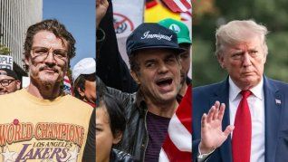 Referentes de Hollywood protestaron contra Trump. Referentes de Hollywood protestaron contra Trump.