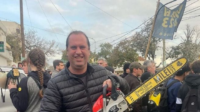 Eduardo Gianfrancesco, candidato a intendente de La Libertad Avanza en Escobar. 