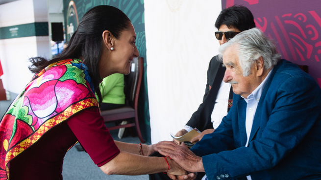 Claudia Sheinbaum lamentó la muerte de Pepe Mujica y lo definió como un ejemplo para América Latina y el mundo entero.