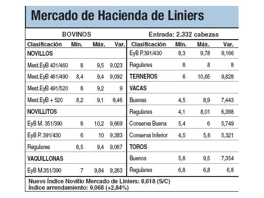 Escaso ingreso de animales a Liniers