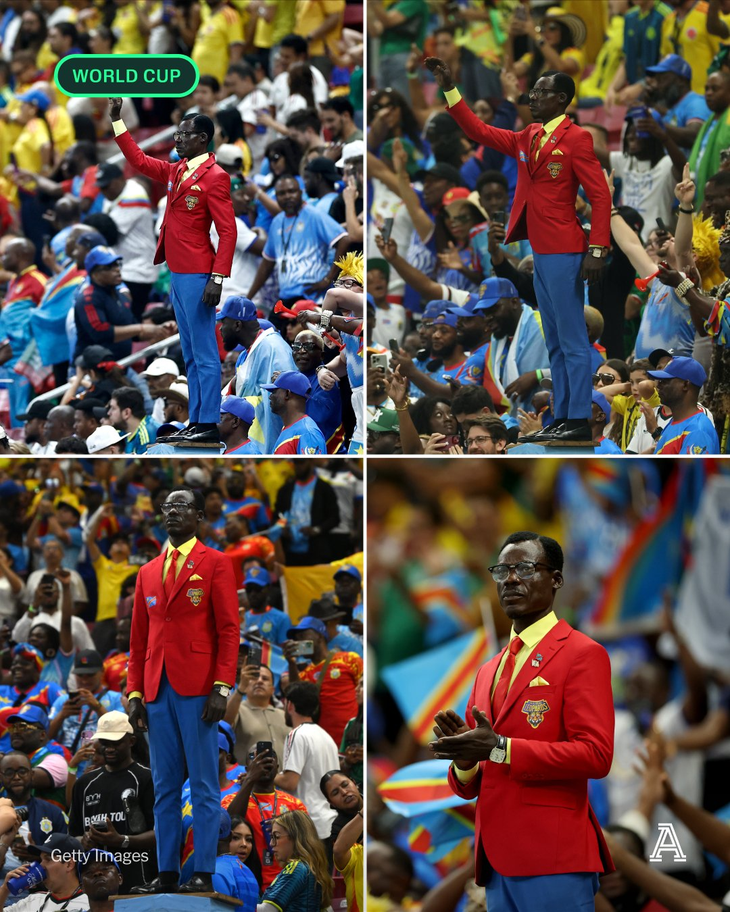 Lumumba Vea, presente en el partido ante Colombia. Lumumba Vea, presente en el partido ante Colombia.