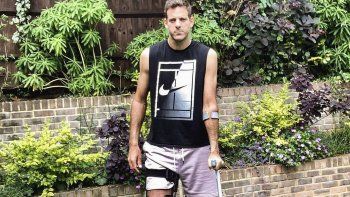 Del Potro y una nueva pesadilla: volvió a fracturarse la rodilla y deberá operarse