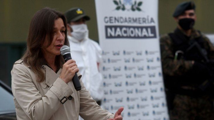 La ministra de Seguridad