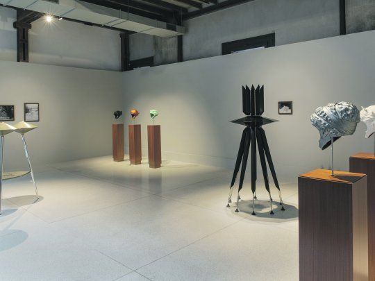 Fabián Bercic. Una de las salas de la galería Calvaresi donde se ve la muestra “Meteora”.&nbsp;
