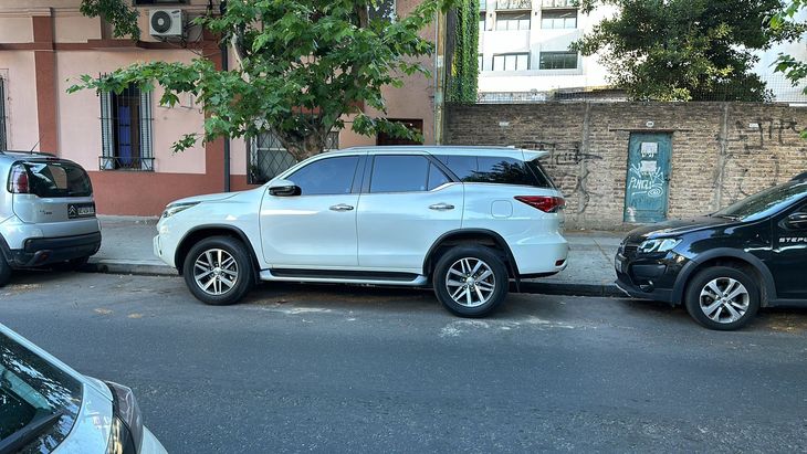 Esta es la camioneta que le robaron a Dante Spinetta.