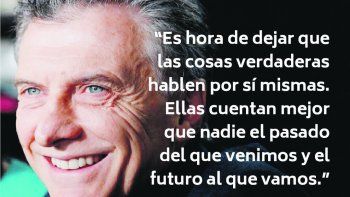 Campaña. En Twitter, Mauricio Macri publicó un mensaje, ayer.