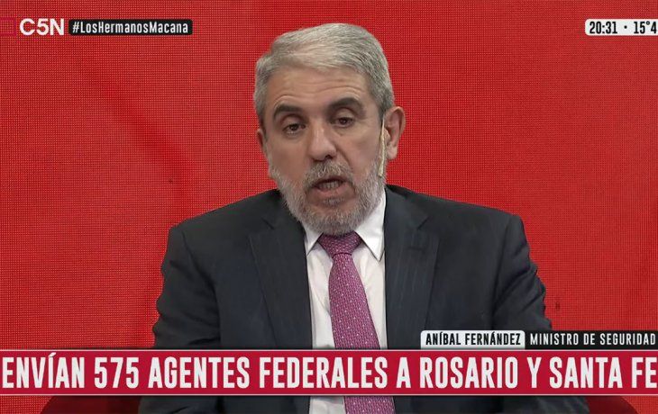 Aníbal Fernández sobre Vidal: Nadie en sus cabales puede creer que lo que dice pueda ser cierto