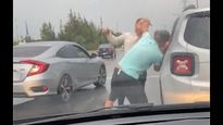 dos padres se golpearon brutalmente a la salida de un colegio en nordelta