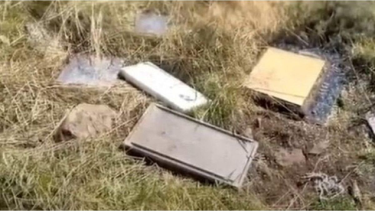 Indignación en Malvinas: la TV chilena mostró que tiraron placas en el cementerio de Darwin