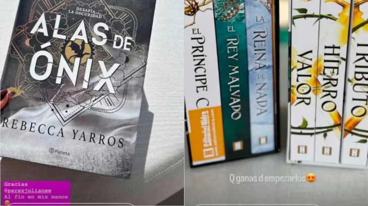 The model publishes in their social networks the books he reads. The model publishes in their social networks the books he reads.