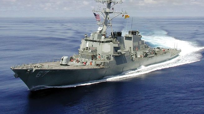 USS Gravely, el buque destructor de EEUU que llegó a la frontera con México.