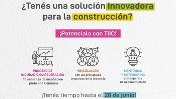 La Cámara Argentina de la Construcción convocó a emprendedores y startups para desarrollar nuevas ideas en el sector.