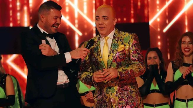 Marcelo Tinelli y Cristian Castro. 