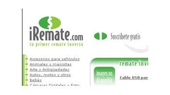 iRemate.com permite la modalidad de remate inverso.