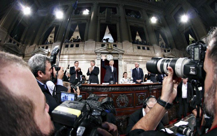como fueron los discursos anteriores de macri en el congreso