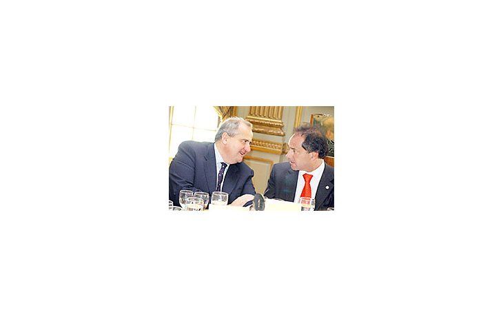 Luis Pagani y Daniel Scioli