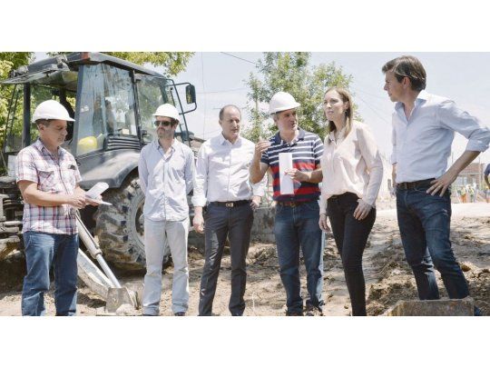 Escenario. Vidal junto a Insaurralde, una sociedad política a medida de las necesidades mutuas.