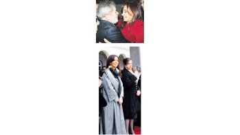 ámbito.com | No sólo se abrazaron. Cristina de Kirchner y Lula da Silva también exhibieron una coincidencia en sus vestuarios. Ella usó un traje en rojo carmesí, el mismo tono que eligió el presidente brasileño para su corbata; Para participar del acto por el Día del