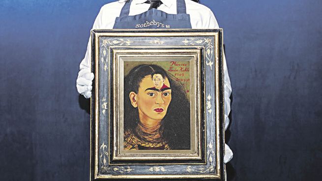 diego y yo. El autorretrato de Frida Kahlo adquirido por Costantini.