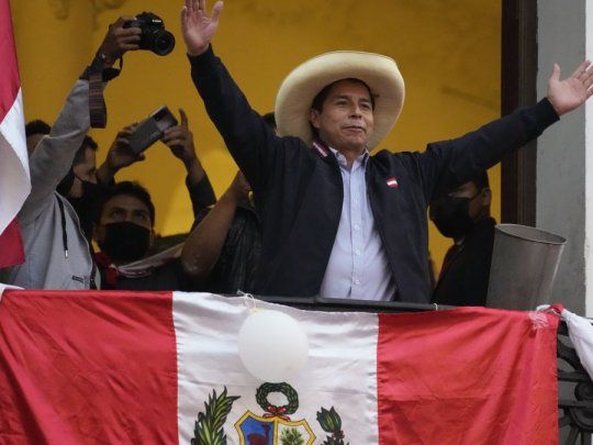 Pedro Castillo será presidente de Perú.