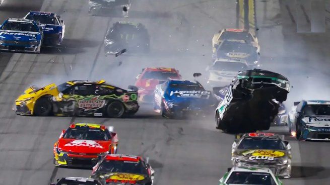 Accidente en el Daytona 500.