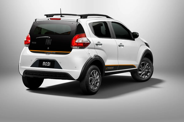 The Fiat Mobi range has a total of 5 colours, available in pastel and metallic tones: Banchisa white, Bari silver, Vulcano black, Montecarlo red and Silverstone grey. 