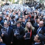 Javier Milei, durante un acto en conmemoración a las víctimas del atentado a la AMIA. Javier Milei, durante un acto en conmemoración a las víctimas del atentado a la AMIA.
