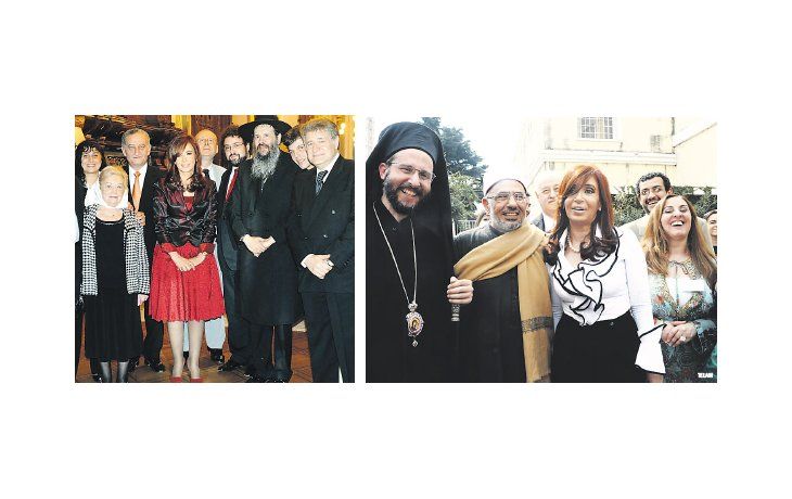 ámbito.com | Cristina de Kirchner aprovechó dos actos religiosos para desempolvar conjuntos oportunos. Fue el martes con los dirigentes de la comunidad judía, y el viernes, en el Centro Islámico argentino.