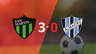 goleada de san martin (sj) 3 a 0 sobre almagro