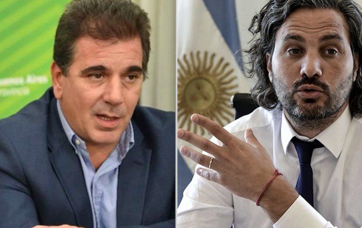 Cristian Ritondo y Santiago Cafiero.