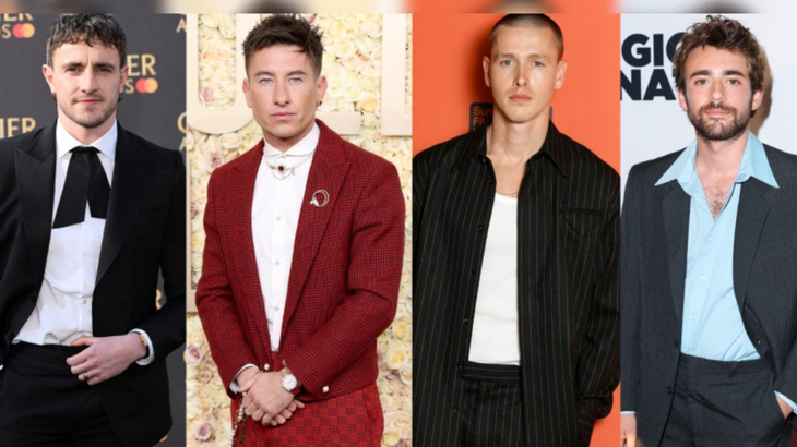 Paul Mescal, Barry Keoghan, Harris Dickinson and Charlie Rowe.  