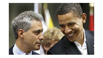 Rahm Emanuel y Barack Obama. (Foto: BBC)