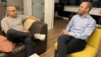 reaparecio martin guzman: se reunio con un importante empresario del campo