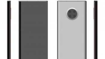 Así sería el diseño de Huawei con la&nbsp;cámara frontal por debajo de la pantalla.