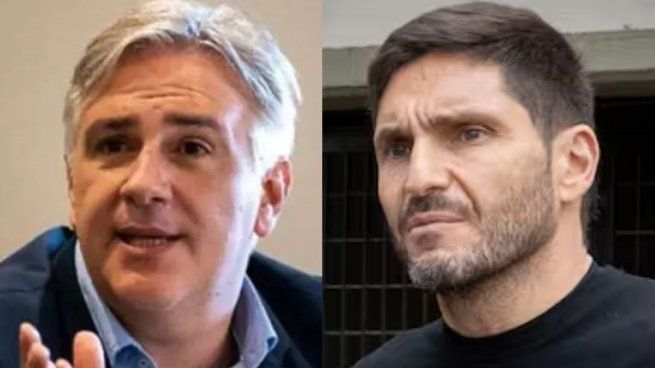 Martín Llaryora y Maximlliano Pullaro.