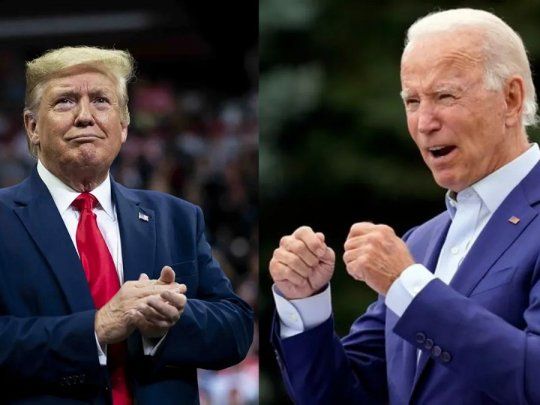 Donald Trump y Joe Biden cara a cara, frente a las elecciones presidenciales.