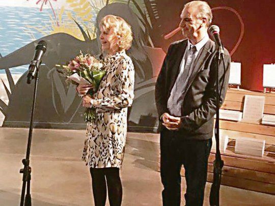 testimonio. Magdalena Cordero y Alejandro Corres en la presentación de Al Centro Cultural Recoleta.