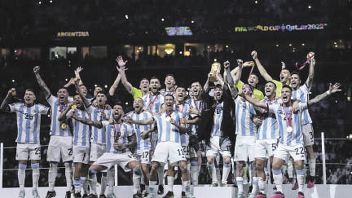 Argentine national team: the notorious absence in the photo of the world champions
