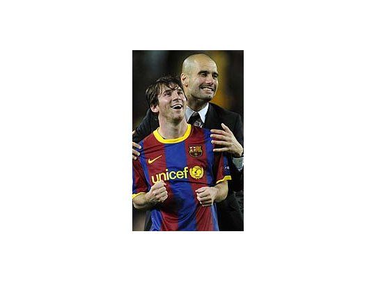 Josep Guardiola se mostró feliz por otra final de Champions.