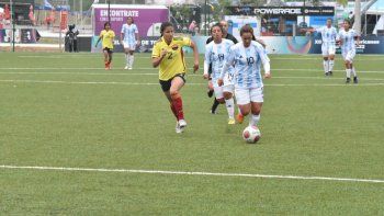 Eliminadas. Argentina perdió con Colombia y se despidió de los Juegos Odesur.