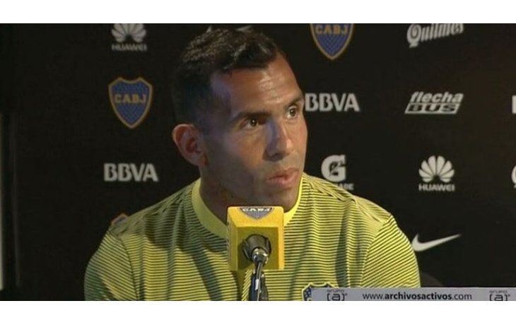 Tevez fue presentado oficialmente en Boca.